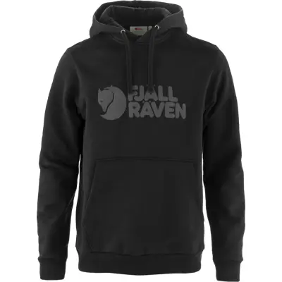 Fjällräven Men's Fjällräven Logo Hoodie Black
