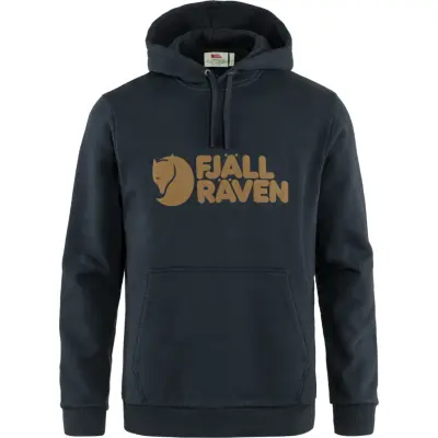 Fjällräven Men's Fjällräven Logo Hoodie Dark Navy