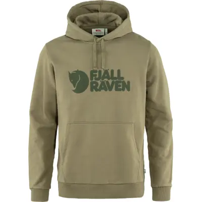 Fjällräven Men's Fjällräven Logo Hoodie Light Olive