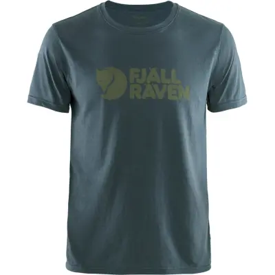 Fjällräven Men's Fjällräven Logo T-shirt Navy