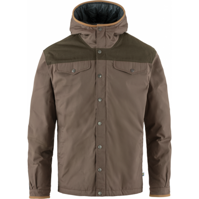 Fjällräven Men's Greenland No. 1 Down Jacket Suede Brown-Dark Olive