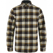 Fjällräven Men's Singi Heavy Flannel Shirt Chalk White-Dark Navy