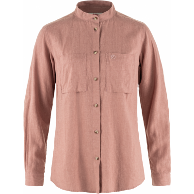 Fjällräven Women's Övik Hemp Shirt Long Sleeve Dusty Rose