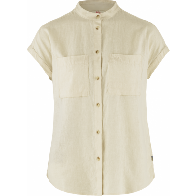Fjällräven Women's Övik Hemp Shirt Short Sleeve Chalk White