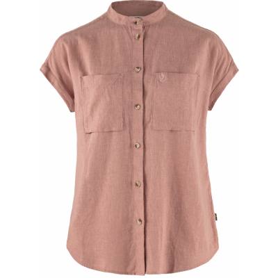 Fjällräven Women's Övik Hemp Shirt Short Sleeve Dusty Rose