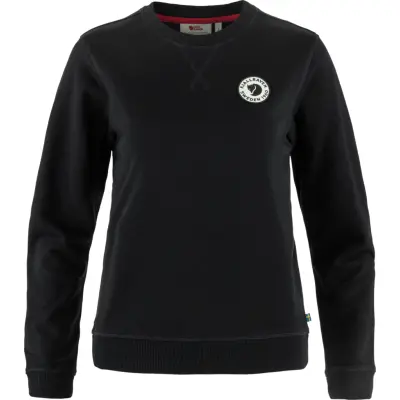 Fjällräven Women's 1960 Logo Badge Sweater Black