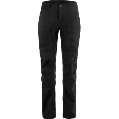Fjällräven Women's Abisko Hybrid Trail Trousers Black