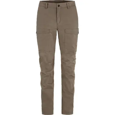 Fjällräven Women's Abisko Hybrid Trail Trousers Suede Brown