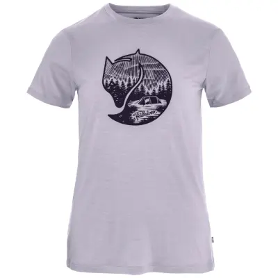 Fjällräven Women's Abisko Wool Fox SS dam-t-shirt