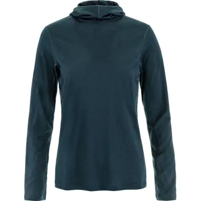 Fjällräven Women's Abisko Wool Hoodie Dark Navy