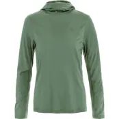 Fjällräven Women's Abisko Wool Hoodie Patina Green