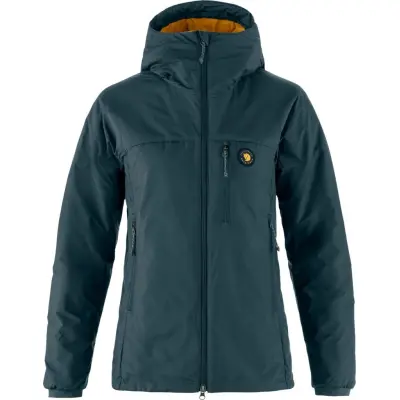 Fjällräven Women's Bergtagen 60 Insulation Jacket Mountain Blue-mustard Yellow