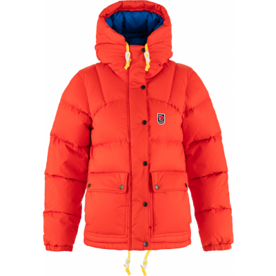 Fjällräven Women's Expedition Down Lite Jacket Flame Orange-Un Blue