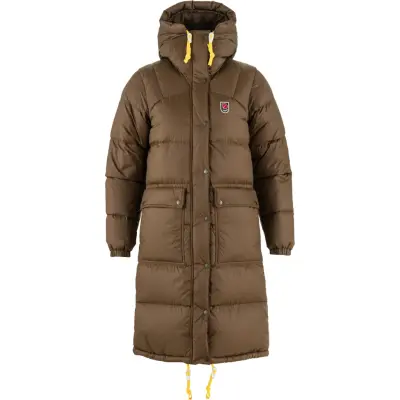 Fjällräven Women's Expedition Long Down Parka Dark Oak