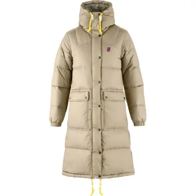 Fjällräven Women's Expedition Long Down Parka Fossil