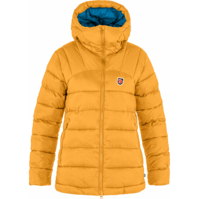 Fjällräven Women's Expedition Mid Winter Jacket Mustard Yellow-Un Blue