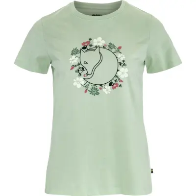 Fjällräven Women's Fjällblomster Fox T-Shirt Soft Jade