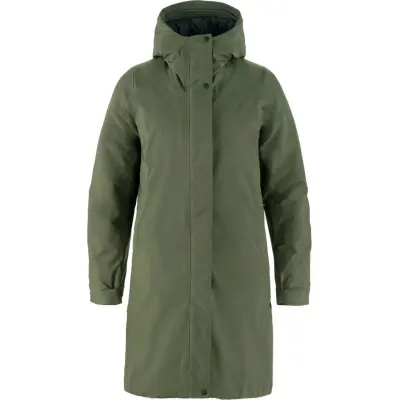 Fjällräven Women's Hc Hydratic Padded Parka Laurel Green
