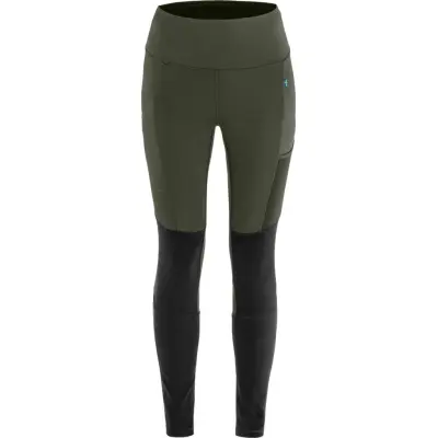 Fjällräven Women's Keb Agile Tights Deep Forest-black