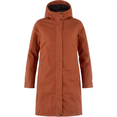 Fjällräven Women's Kiruna Hydratic Padded Parka Autumn Leaf