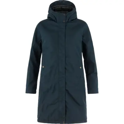 Fjällräven Women's Kiruna Hydratic Padded Parka Dark Navy