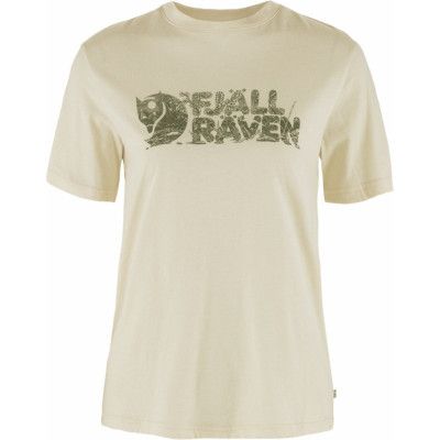 Fjällräven Women's Lush Logo T-Shirt Chalk White