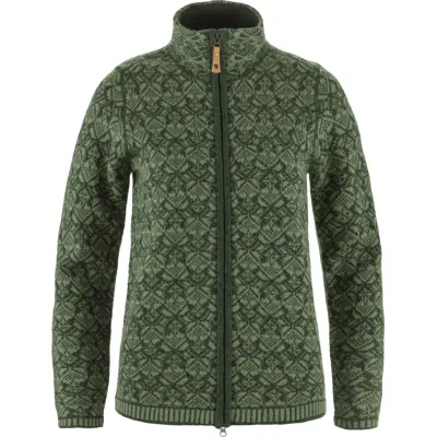 Fjällräven Women's Snow Cardigan Deep Forest
