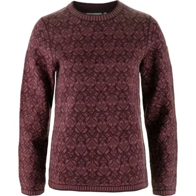 Fjällräven Women's Snow Round Neck Sweater Port
