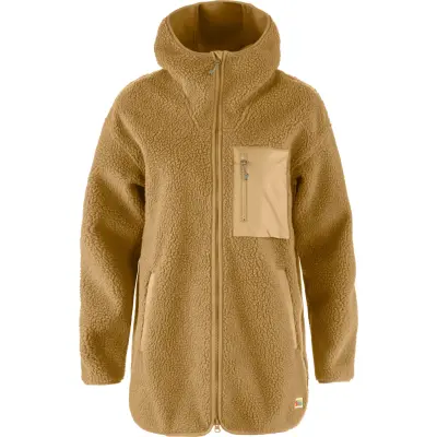 Fjällräven Women's Vardag Pile Fleece Long Buckwheat Brown