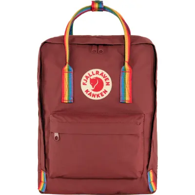 Fjällräven Kånken Rainbow Ox Red-Rainbow Pattern