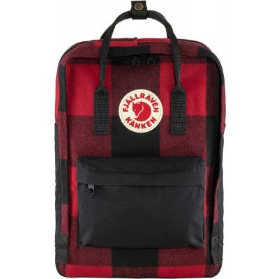Fjällräven Kånken Re-wool Laptop 15 Red/Black