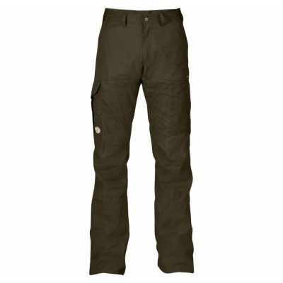 Karl Trousers, Long, Dark Olive, 24,  Fjällräven