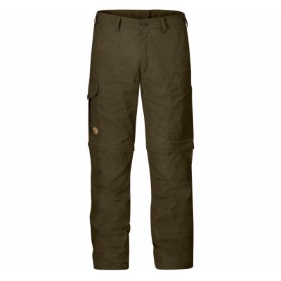 Karl Zip-Off Trousers, Dark Olive, 46,  Fjällräven