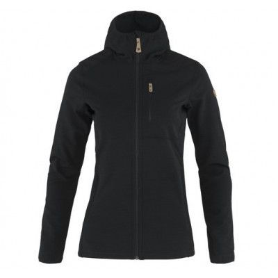 Keb Fleece Hoodie W, Black, L,  Tröjor