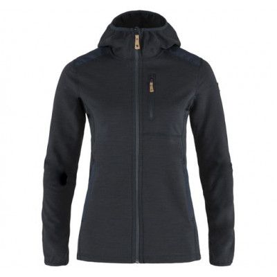 Keb Fleece Hoodie W, Dark Navy, L,  Tröjor