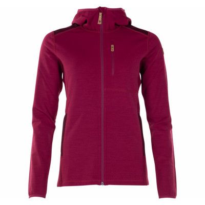 Keb Fleece Hoodie W, Plum-Dark Garnet, L,  Fjällräven