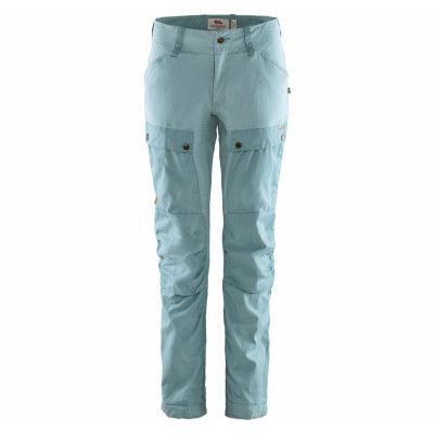 Keb Trousers Curved W Reg, Clay Blue-Mineral Blue, 48,  Fjällräven