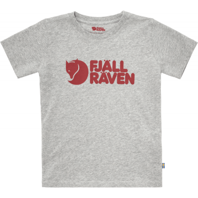 Fjällräven Kids' Fjällräven Logo T-Shirt Grey-Melange