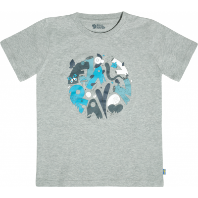 Fjällräven Kids' Forest Findings T-Shirt Grey-Melange
