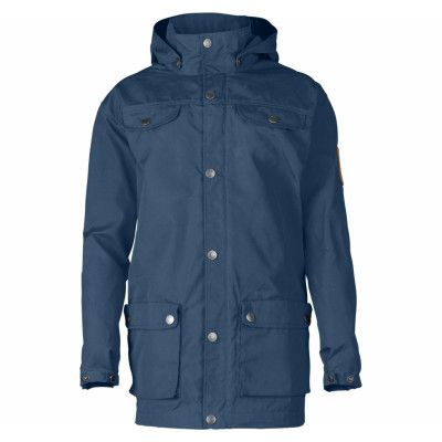 Kid's Greenland Jacket, Uncle Blue, 128,  Fjällräven