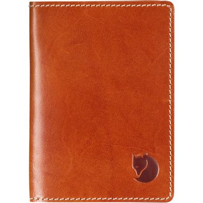 Fjällräven Leather Passport Cover Leather Cognac