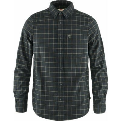 Fjällräven Men's Övik Flannel Shirt Dark Grey