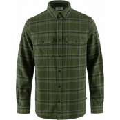 Fjällräven Men's Övik Heavy Flannel Shirt Deep Forest-Laurel Green