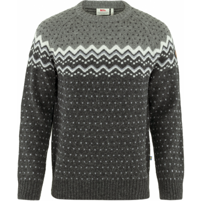 Fjällräven Men's Övik Knit Sweater Dark Grey/Grey