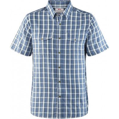 Fjällräven Men's Abisko Cool Shirt SS Uncle Blue