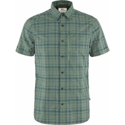 Fjällräven Men's Abisko Hike Shirt Shortsleeve Arctic Green/Patina Green