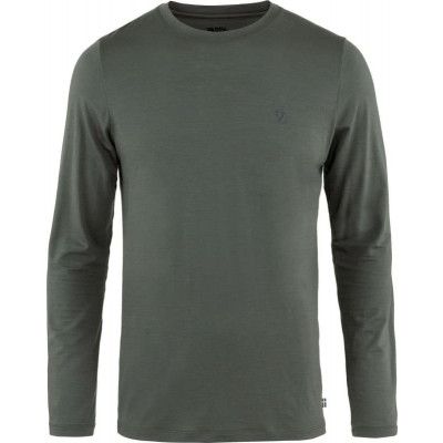 Fjällräven Men's Abisko Wool Long Sleeve Basalt