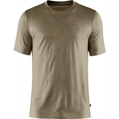 Fjällräven Men's Abisko Wool Short Sleeve Light Olive