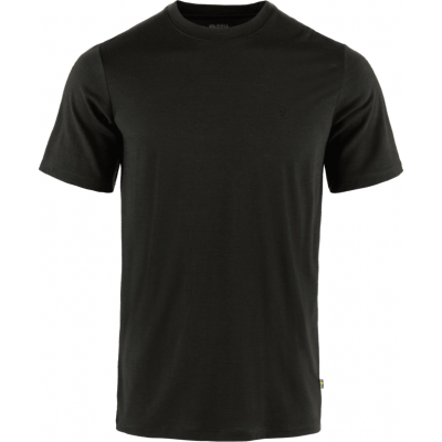 Fjällräven Men's Abisko Wool Short Sleeve Black