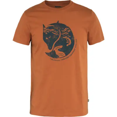 Fjällräven Men's Arctic Fox T-shirt Terracotta Brown